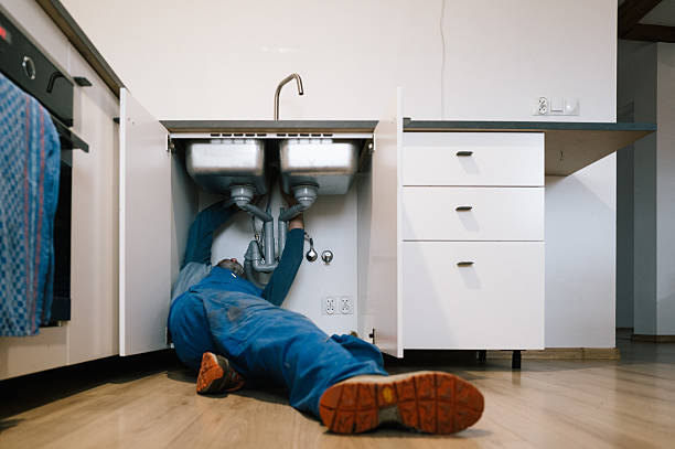 Professional Drain Cleaning technician working in Madison Heights, VA